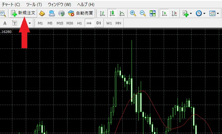 注文・決済・損切り設定の手順1