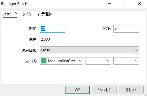チャートの設定とカスタマイズ7