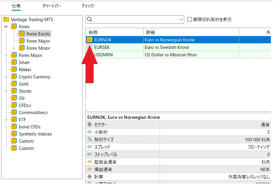 チャートの設定とカスタマイズ2