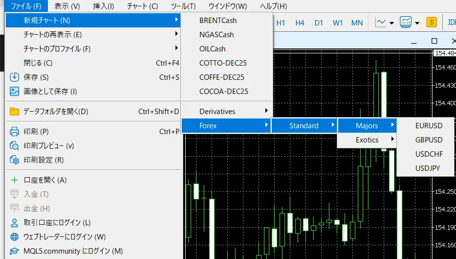 MT5の使い方【PC版】3