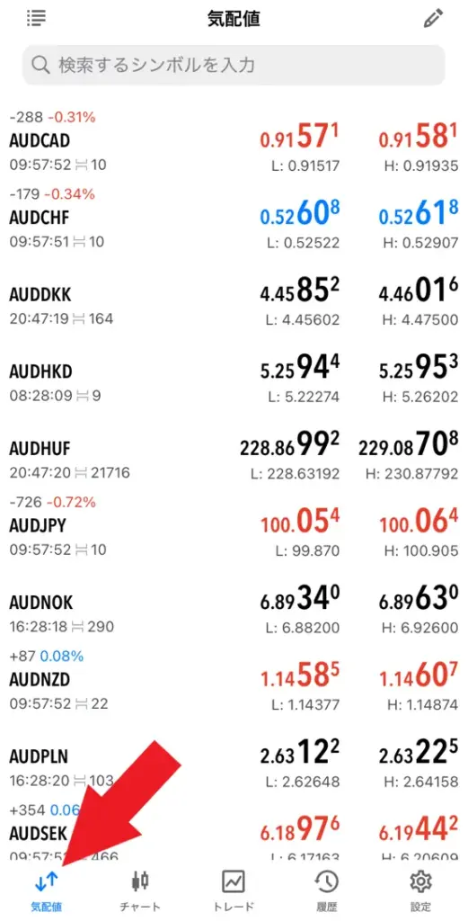 MT5スマホアプリの使い方【iPhone・Android対応】1