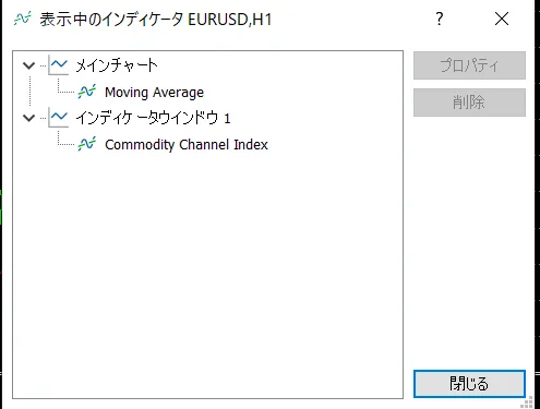 チャート・インジケーター設定10