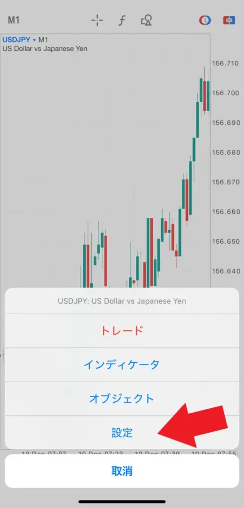 チャート・インジケーター設定6