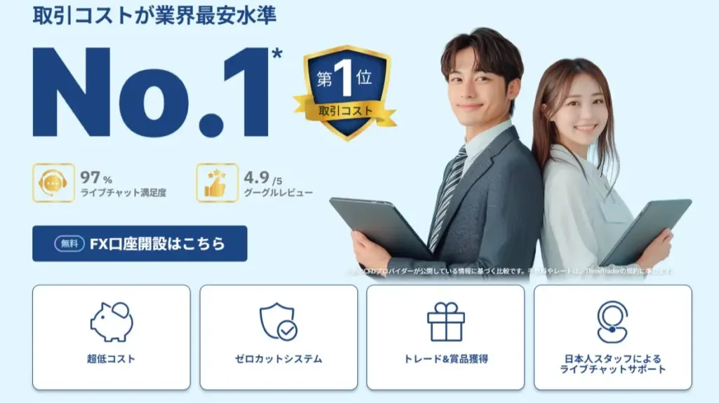 ThreeTraderは最大ロットが高いおすすめ海外FX業者