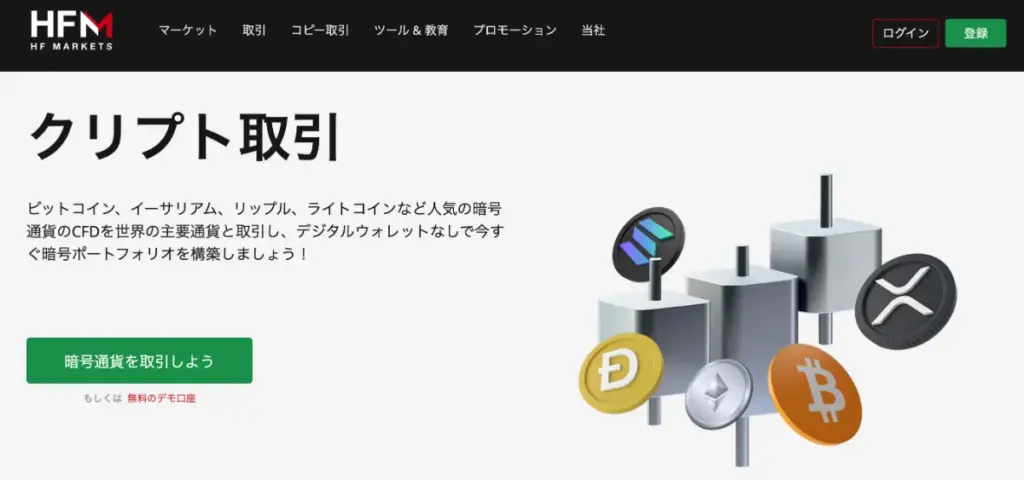 仮想通貨FX(ビットコインFX)におすすめの海外取引所・海外FX業者ランキング3位はHFM