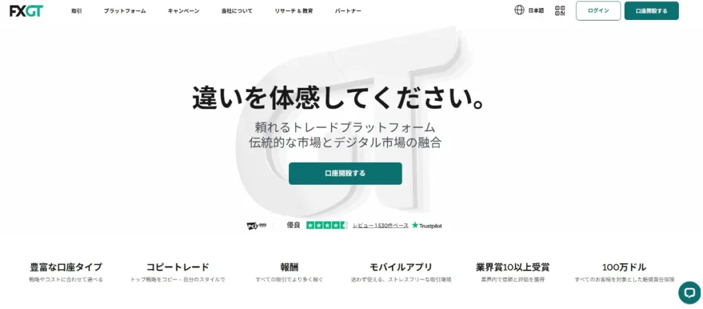 FXGTの基本情報・特徴